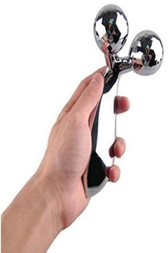 FveShine 3D Roller 360 Degree Facial Slimming Massager Grey 168grams  - Image 4