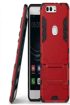 Protective Case Cover For Huawei P9 Plus Red/Black