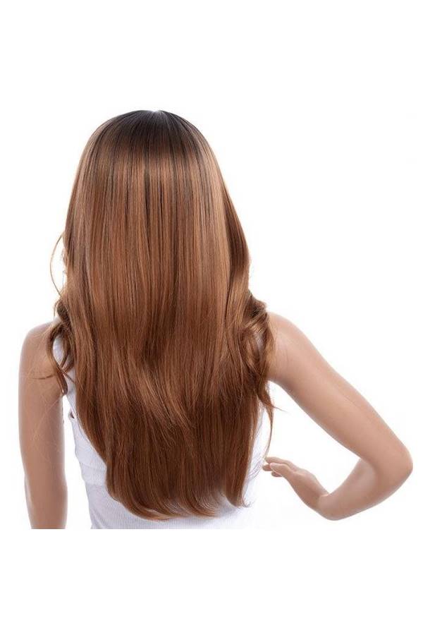 باروكة شعر مجعد إفريقية للسيدات فاشون ديب غير مرئية - H062 بني/أسود 36سم - Image 5