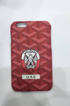 E- Goyard Pattern Case Cover For Apple iPhone 7/8 Red