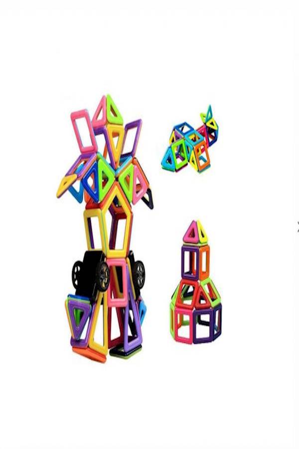 Generic - 77-Piece Magnetic Building Blocks Toys Educational Magnetic Tiles Set For Kids 3+ Years 77 - Image 1