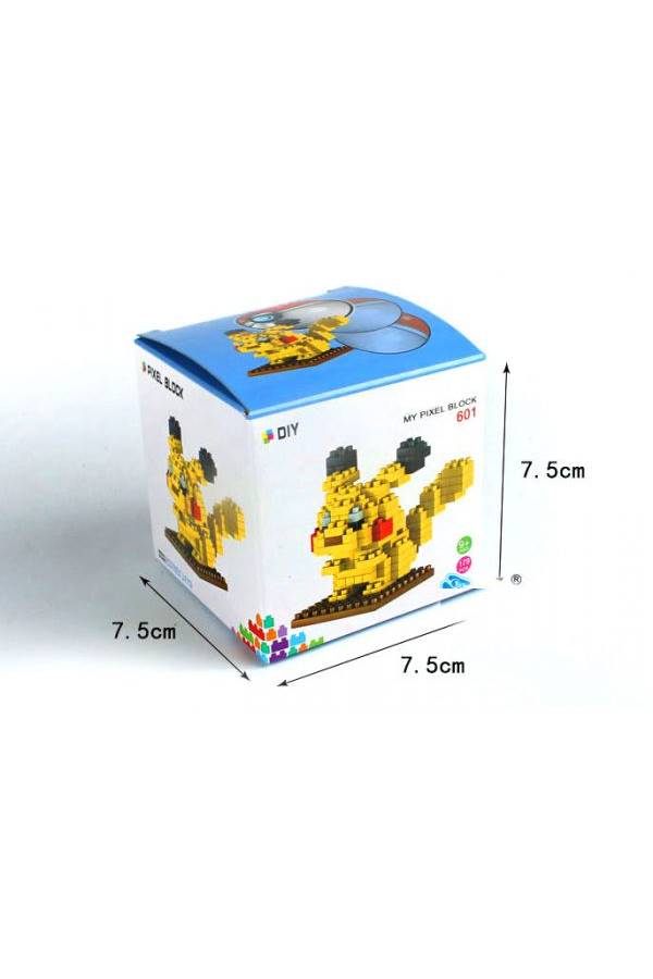 601 DIY Pikachu Building Blocks Set 8+ Years - Image 3