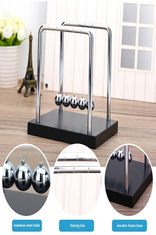 Classic Newtons Cradle Balance Ball  - Image 4