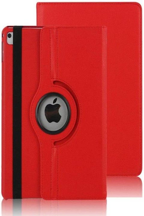 360 Degrees Rotating Stand Apple iPad Smart Case Cover With Auto Wake/Sleep Feature For iPad Pro 10.5 Red