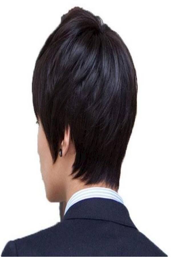Generic Straight Short Hair Wig Black  - Image 3