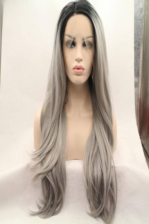 Curly Lace Wig Pink - Image 4