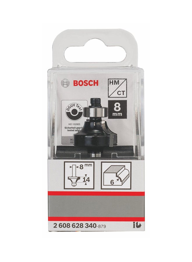 BOSCH Rounding Router Drill Bit Silver/Black  - Image 2