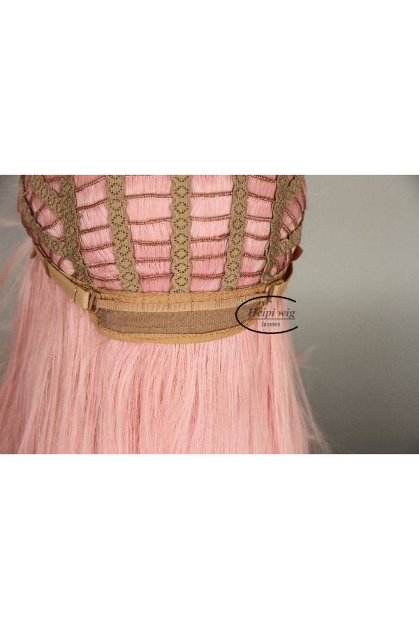 شعر مستعار مستوحى من شخصيات الرسوم المتحركة بتسريحة ذيل الحصان للحفلات التنكرية وردي - Image 5