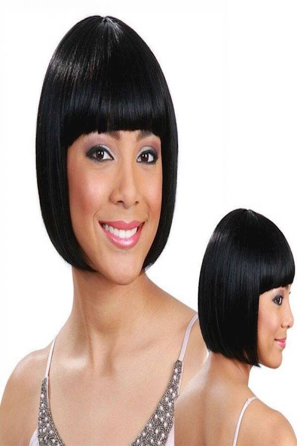 Bobo Head Short Straight Wig Black 32cm - Image 3