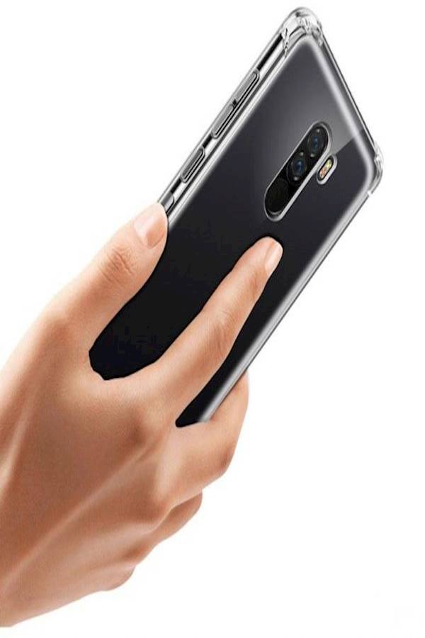 Protective Case Cover For Xiaomi Pocophone F1 Clear  - Image 2