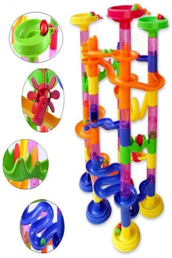 105-Piece Marble Race Track Building Blocks Set 105 - Image 2