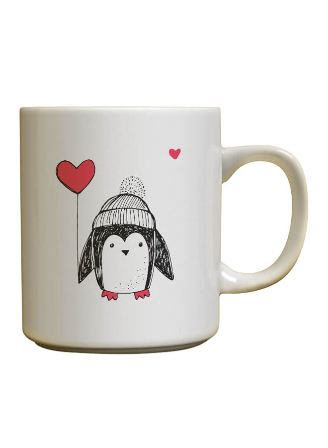 Generic Small Penguin Designed Mug White/Pink/Black 0.14kg 