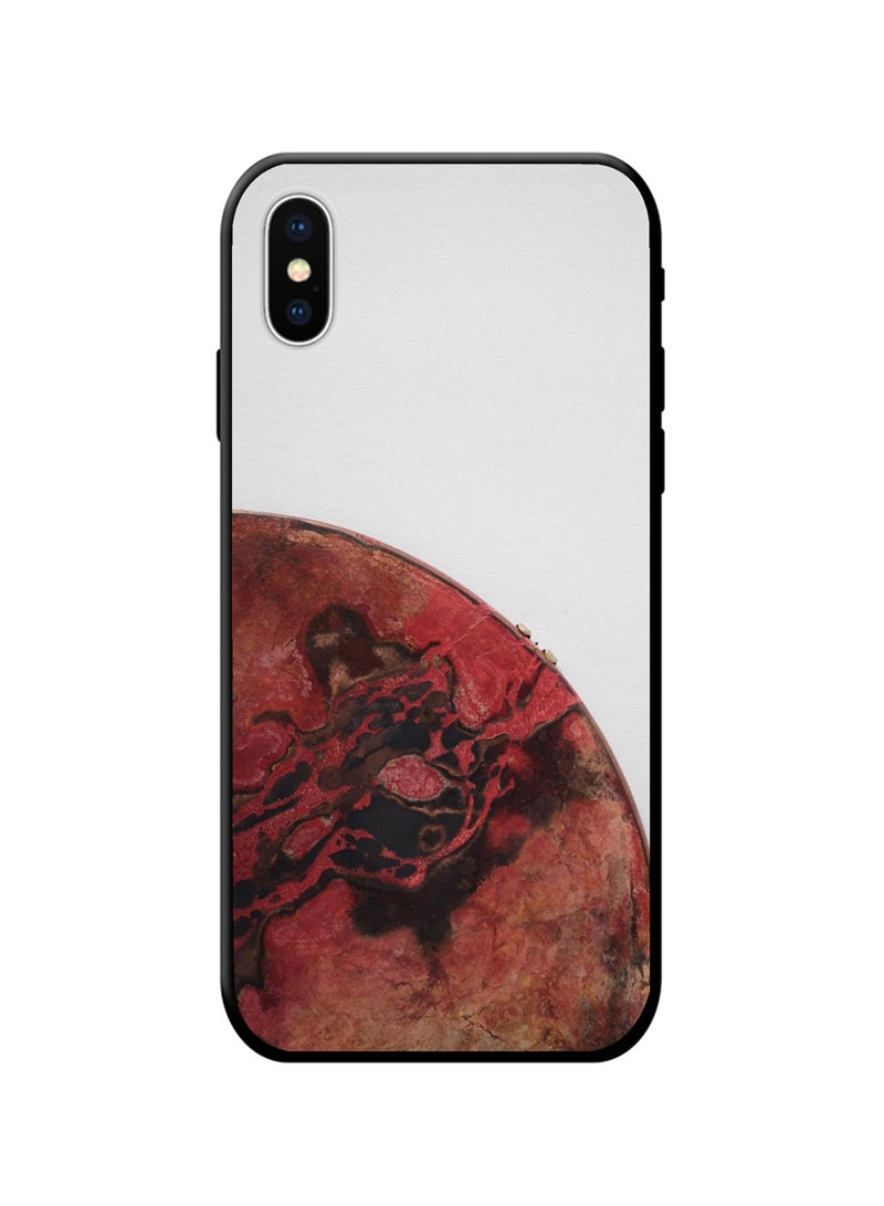 إس واي إن غطاء حماية واقٍ لهاتف أبل آيفون XS أحمر / أسود / أبيض