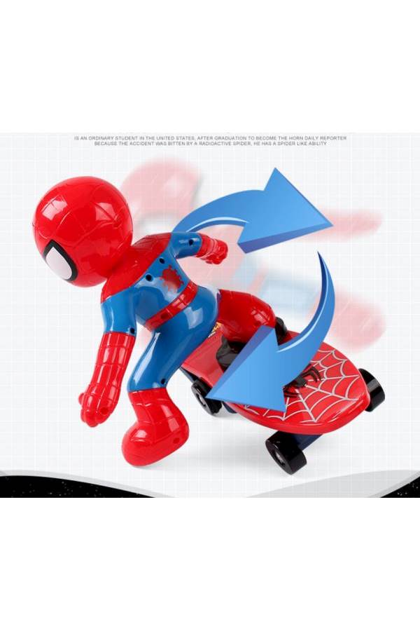 Generic - Wireless Remote Control Spider Man Car-Styling Toy - Image 1