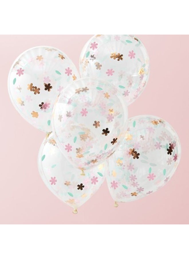 Ginger Ray Floral Confetti Balloons
