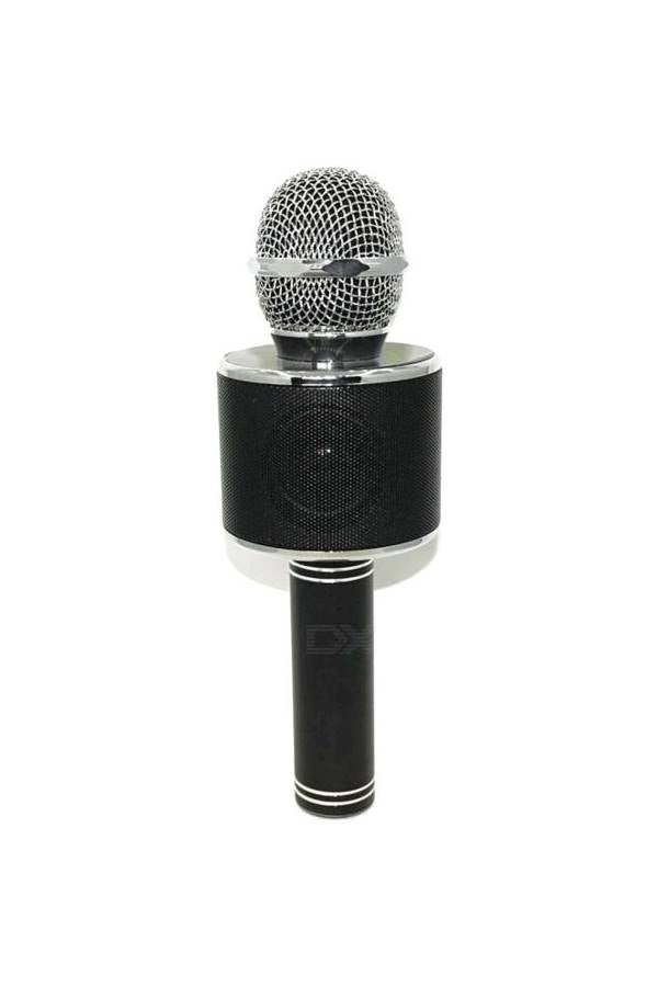 Bluetooth Wireless Handheld Karaoke Microphone 3546800182 Silver/Black - Image 3