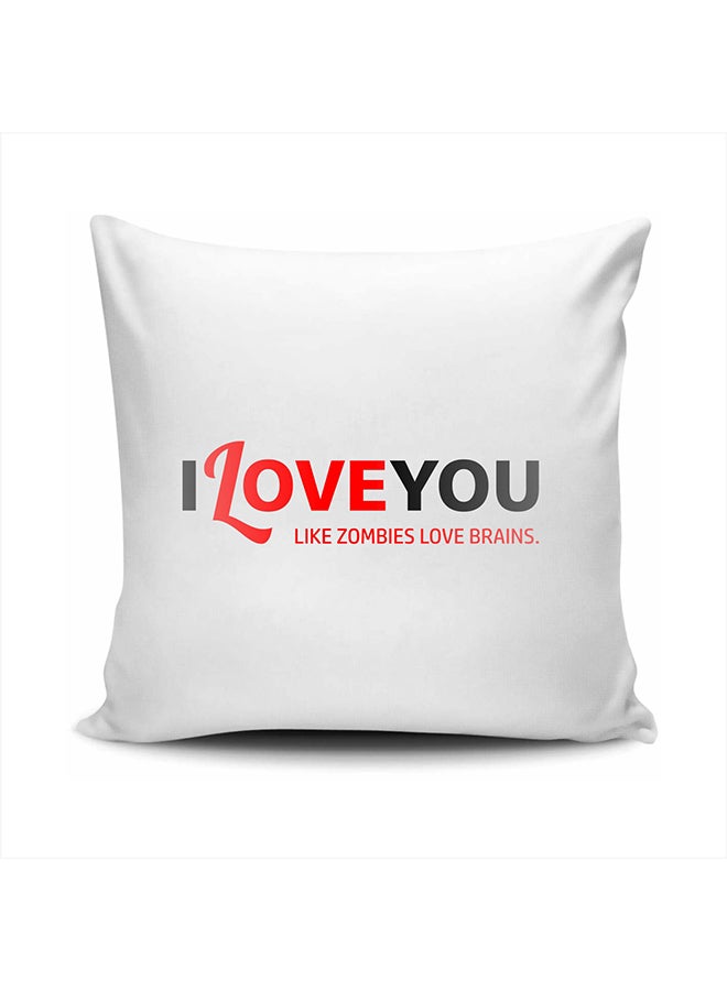 FMSTYLES I Love You Like Zombies Cushion