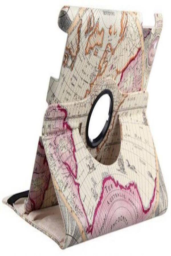 Generic - Map Printed 360 Degree Rotating Pu Leather Stand Case Smart Cover Skin Shell For Apple iPad 2/3/4 - Image 1