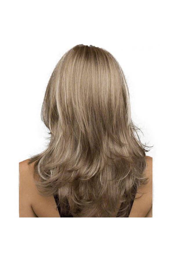 Long Curly Hair Wig Brown - Image 2