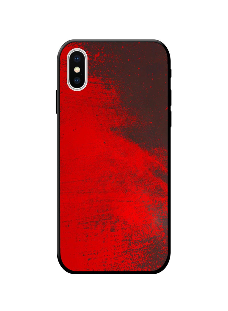 إس واي إن غطاء حماية واقٍ لهاتف أبل آيفون XS أحمر