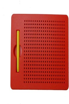Generic Magnetic Steel Ball Drawing/Writing Board Red/Yellow 