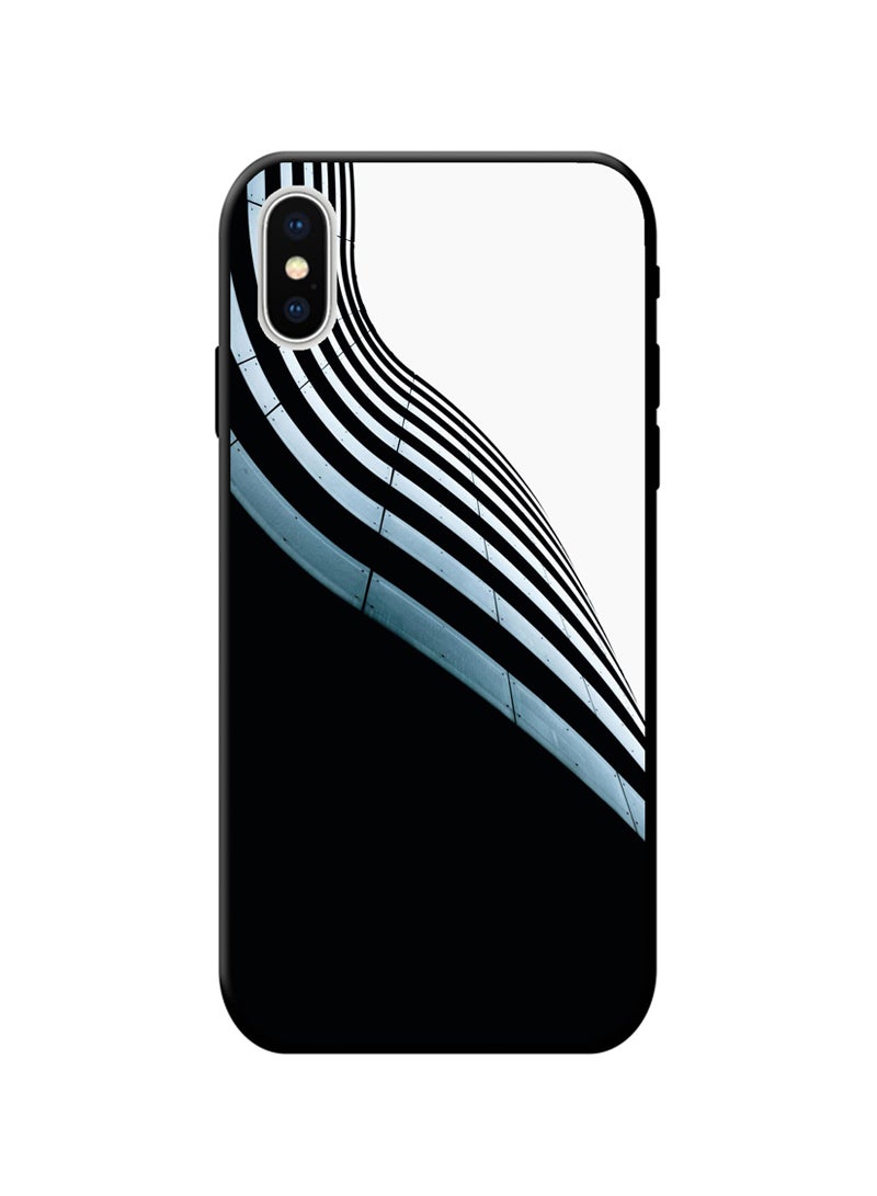 إس واي إن غطاء حماية واقٍ لهاتف أبل آيفون XS أبيض/ أسود