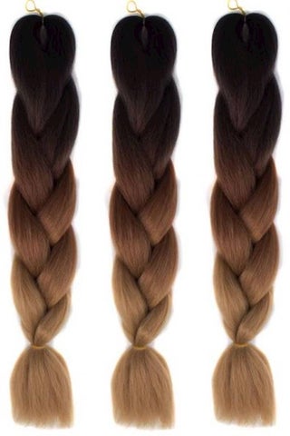 3 Piece African Braids Hair Extension Set Multi Color - v1554989571/N23372290A_1