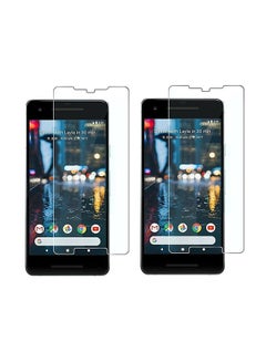 2-Piece Tempered Glass Screen Protector For Google Pixel 2 XL Clear