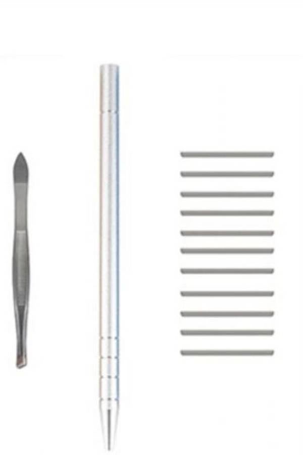 Generic Engraving Pen Razor Tool With 10-Blades Silver 1020grams - Image 4