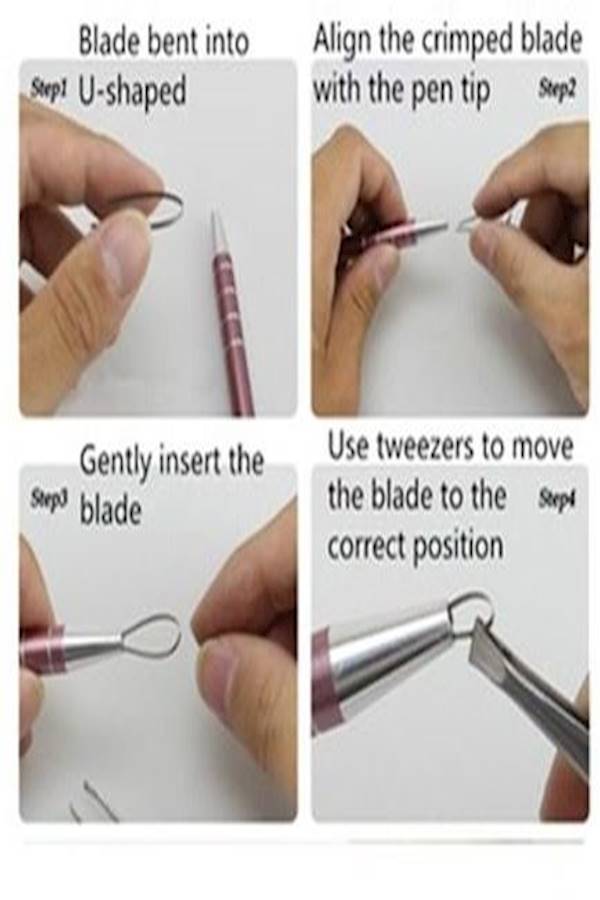 Generic Engraving Pen Razor Tool With 10-Blades Silver 1020grams - Image 5