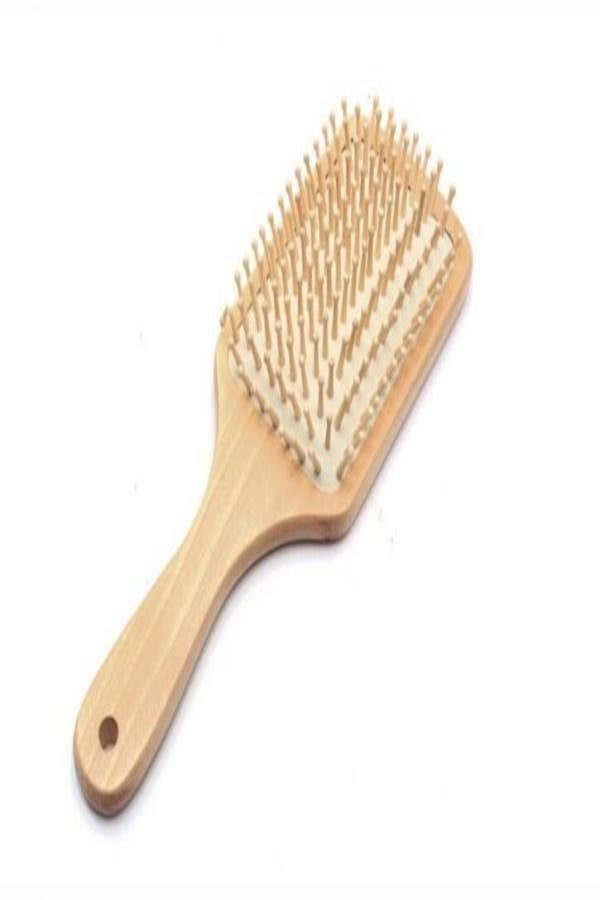 Stimulate Scalp Antistatic Hair Brush Beige - Image 2