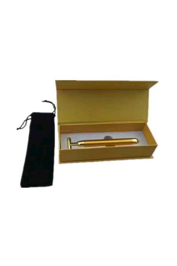 Generic 24K Electric Anti Aging Facial Massager Gold  - Image 4