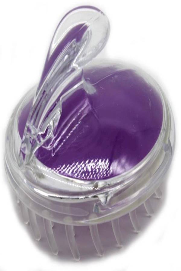 فرشاة شعر لتدليك فروة الرأس أرجواني/ شفاف - Image 5