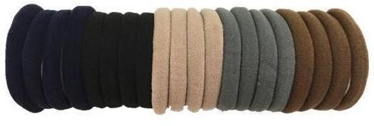 20-Piece Elastic Rubber Band Brown/Beige/Black 5cm - Image 4