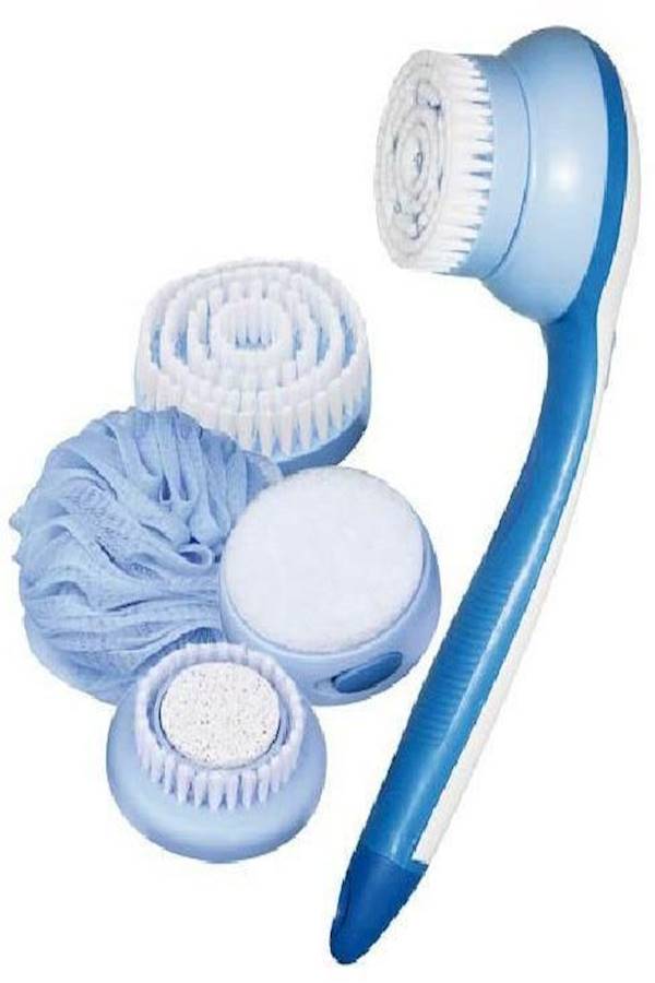 Generic Spin Spa Body Brush Blue/White