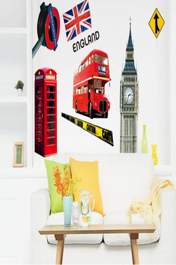 British Style London Wall Sticker