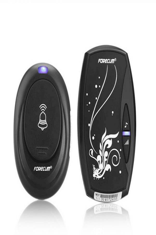 Forecum Wireless Smart Doorbell Black  - Image 1