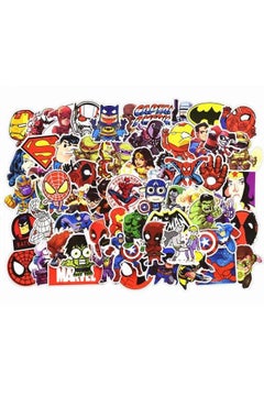 Generic 100-Piece Super Hero Anime Sticker Set 