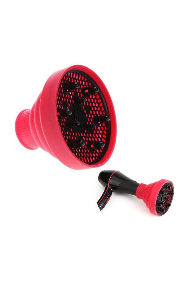 Generic - Hair Dryer Diffuser Attachment Red/Black - Image 1