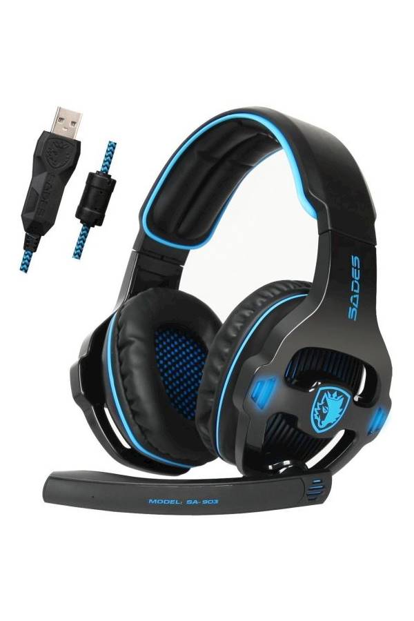SA903 7.1 Virtual Surround Sound PC Gaming Headset -