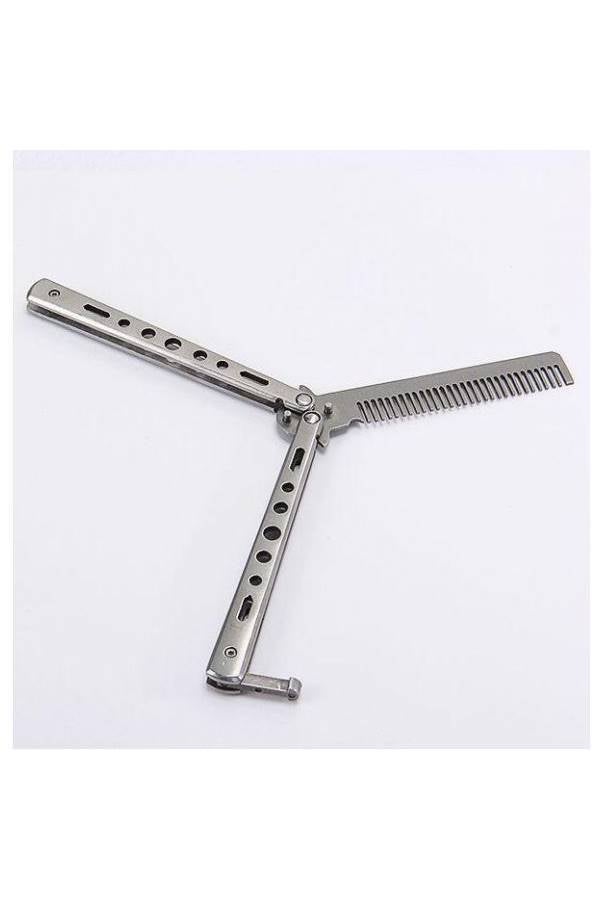 Butterfly Hair Comb Silver - Image 2