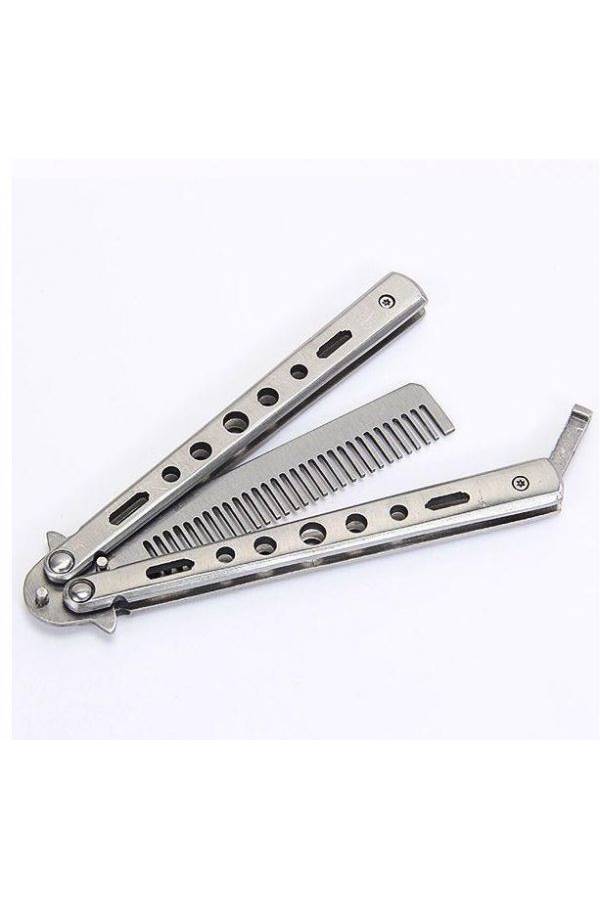 Butterfly Hair Comb Silver - Image 3