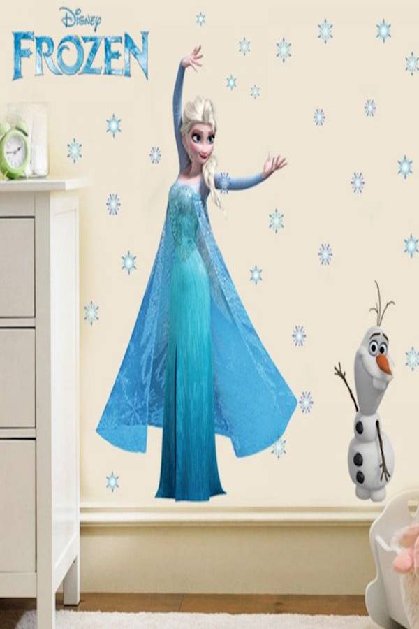 Generic 3D Cartoon Frozen Wall Sticker  - Image 4