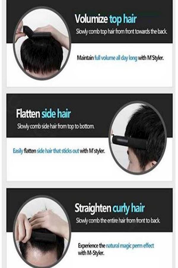 Hair Styling Comb Black - Image 1