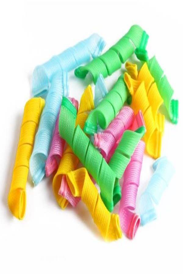 Leverag Circle Diy Hair Styling Roller Pink/Blue/Green - Image 2