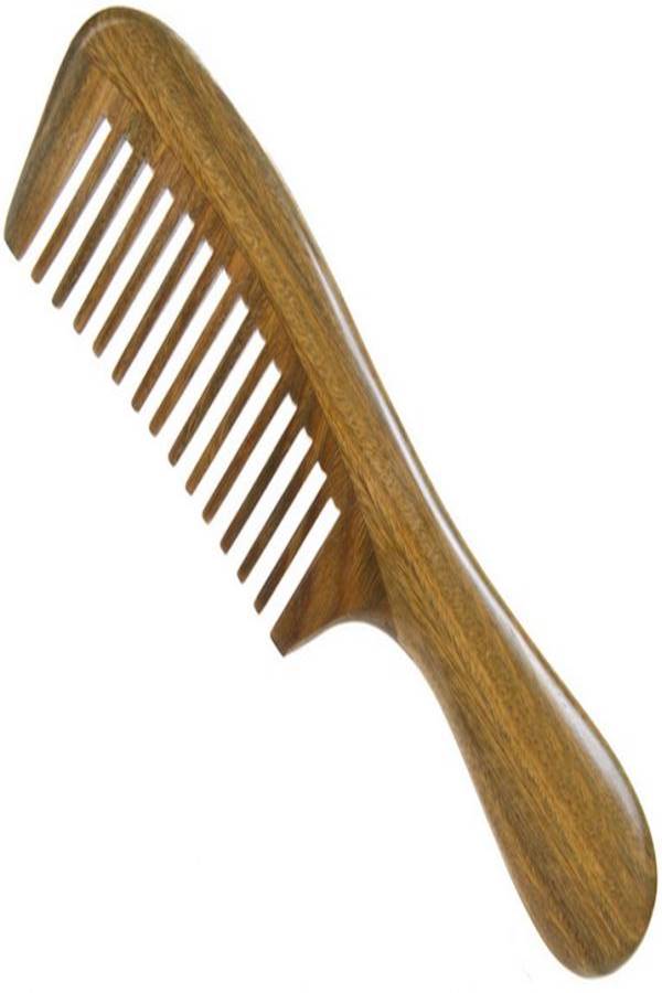 Generic Wooden Hair Comb Brown  - Image 1