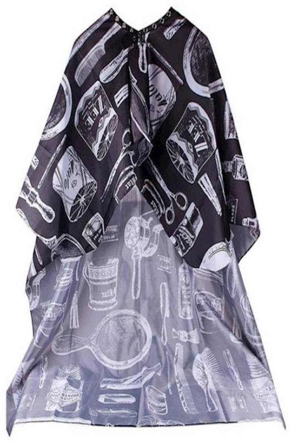 Generic Hairdresser Cape Gown Black/White  - Image 2
