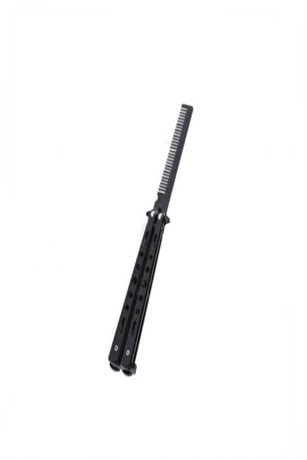 Generic Butterfly Comb Style Knife Trainer Black - Image 1