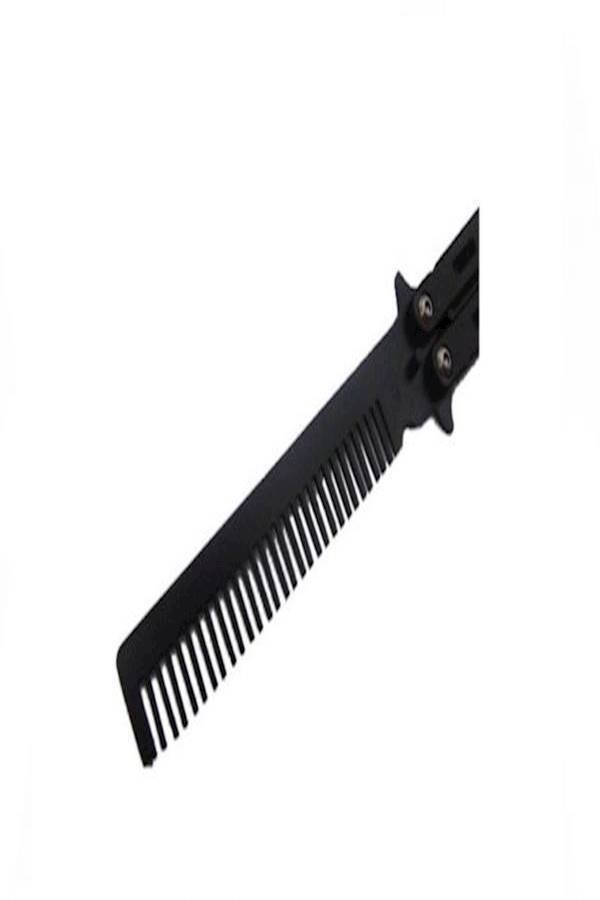 Generic Butterfly Comb Style Knife Trainer Black - Image 2