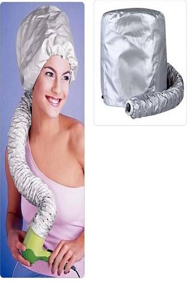 Portable Hair Dryer Diffuser Silver 52grams - Image 2
